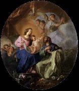 Luis Paret y alcazar Virgin and Child with St James the Great oil painting
